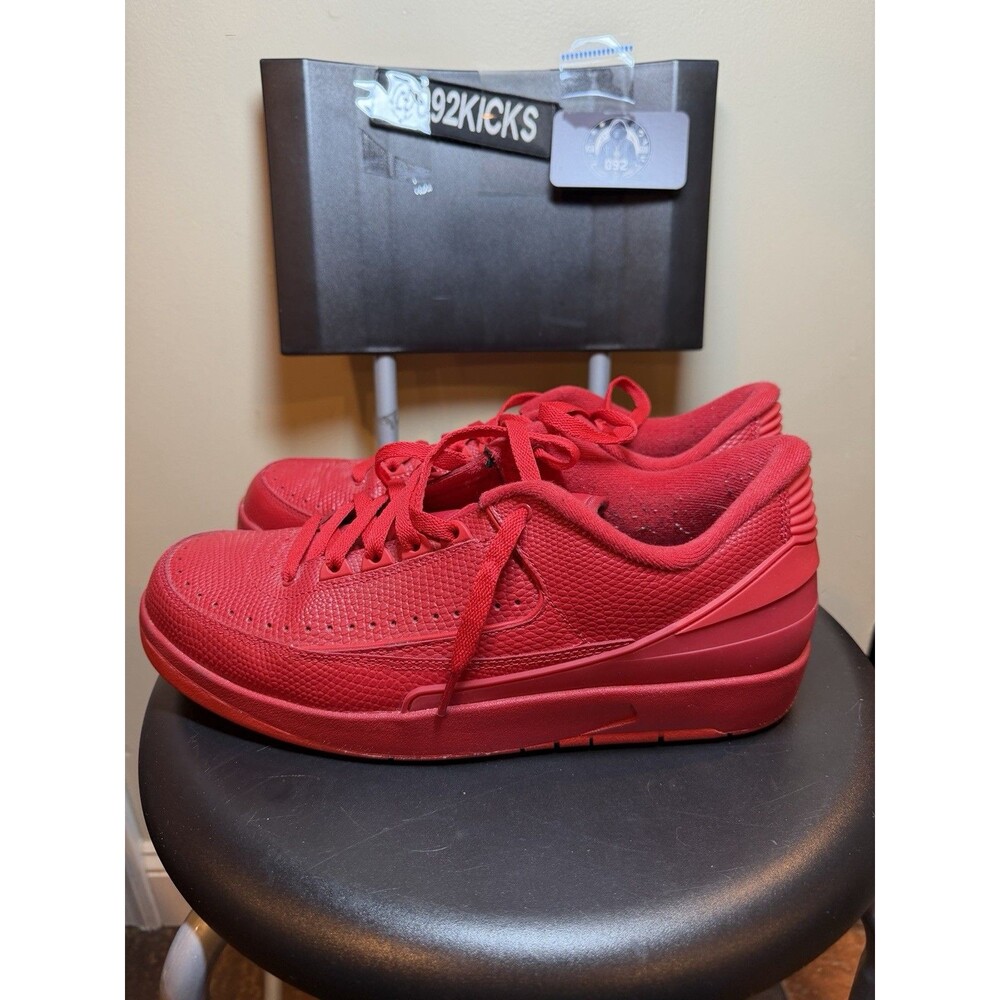 Nike Air Jordan 2 Retro Low Gym Red Size 10.5 Mens Used Clean No Box